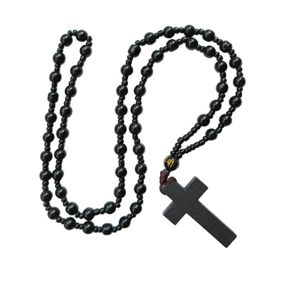 Necklace Christian Beaded Rosary For Prayer And Meditation Adjust Exquisite