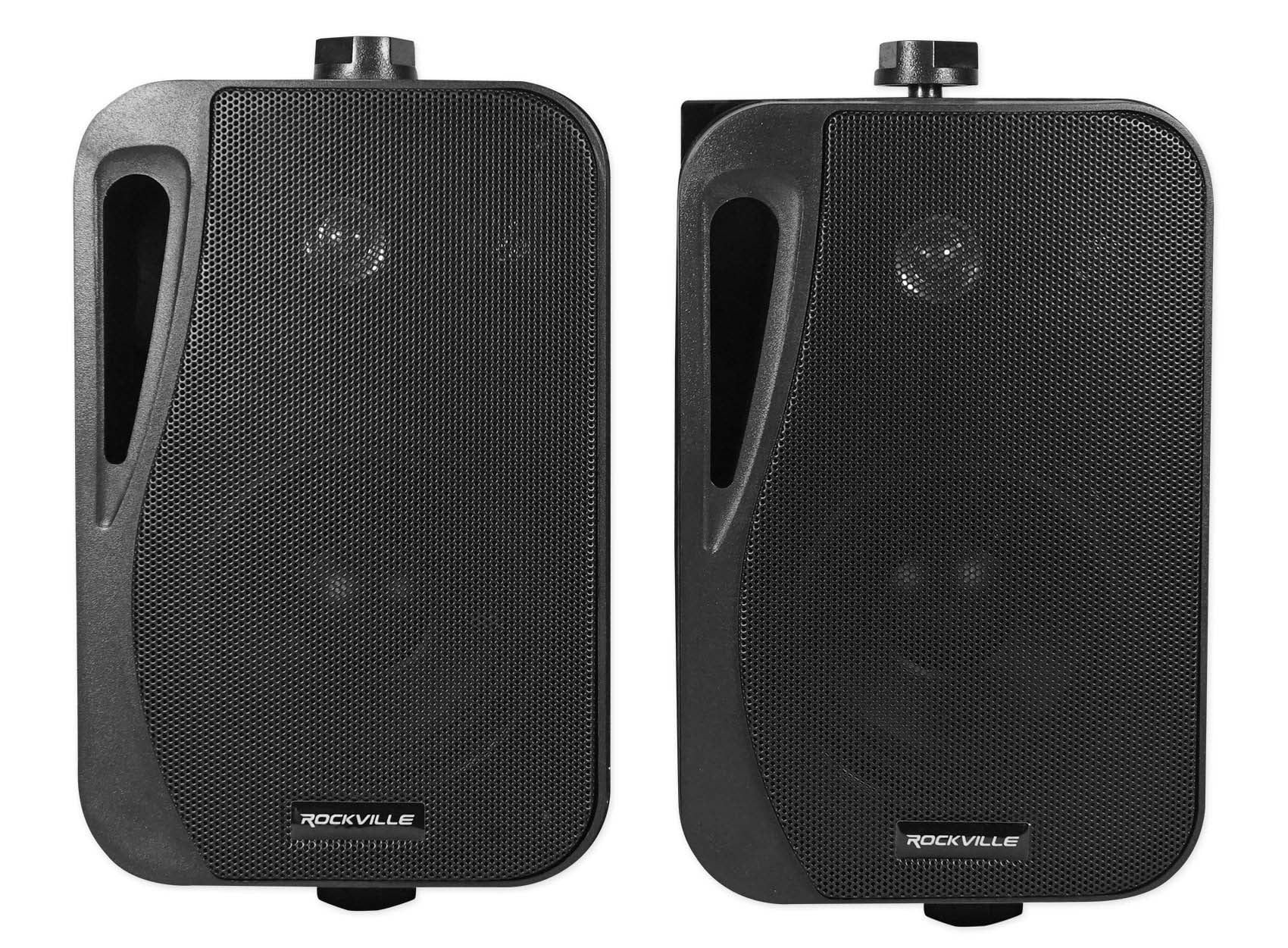 10) Rockville HP4S Black 4" Outdoor/Indoor Home Theater Patio Swive Speakers