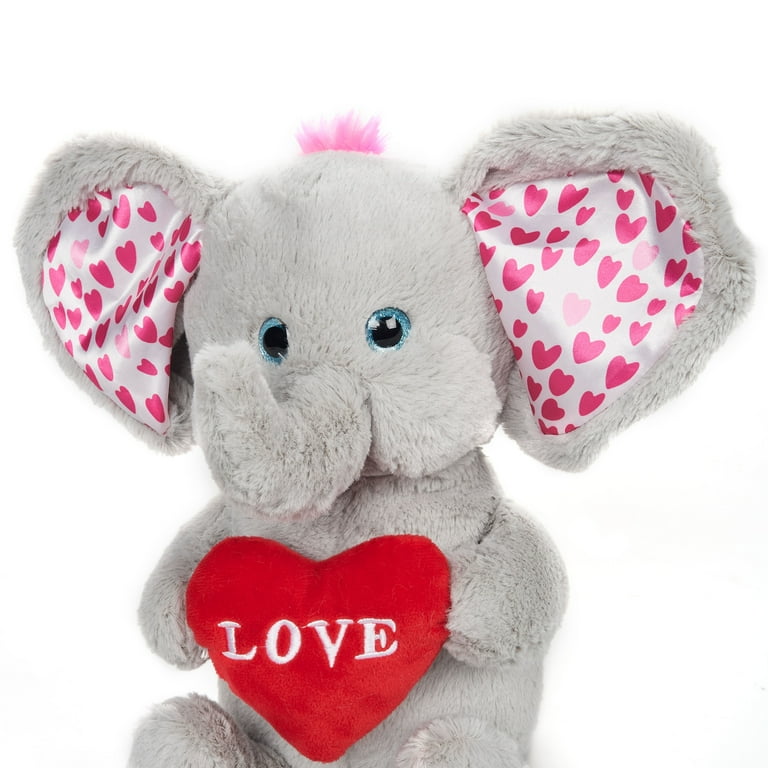 Way To Celebrate Valentine s Day Animated Elephant Plush