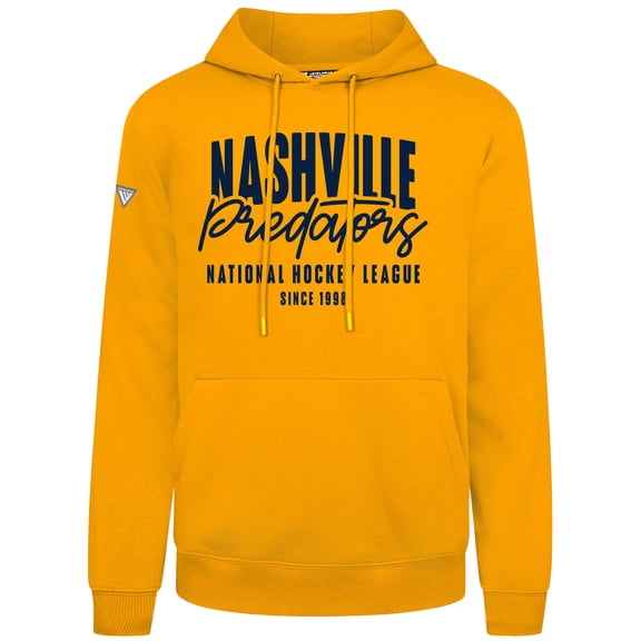 Men's Levelwear Gold Nashville Predators Podium Response Pullover Hoodie