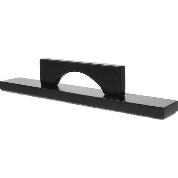 WHAMVOX Shuffleboard Table Brush with Durable Wood and Polyester Design for Easy Cleaning and Maintenance Black