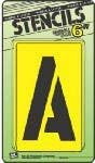 Hy-Ko ST-6 6' Reusable Number & Letter Stencil