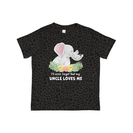 

Inktastic I ll Never Forget That My Uncle Loves Me with Cute Elephants Gift Toddler Boy or Toddler Girl T-Shirt