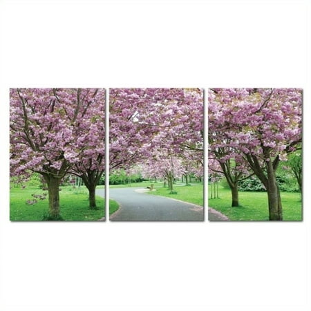 UPC 847321009363 product image for Spring in Bloom Mounted Print Triptych in Multicolor | upcitemdb.com