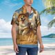 thumbnail image 3 of Balery Farm Corgi German Shepherd Camisas hawaianas de manga corta para hombre, camisas playeras de corte holgado, camisas de vacaciones con botones,3X-Large, 3 of 7
