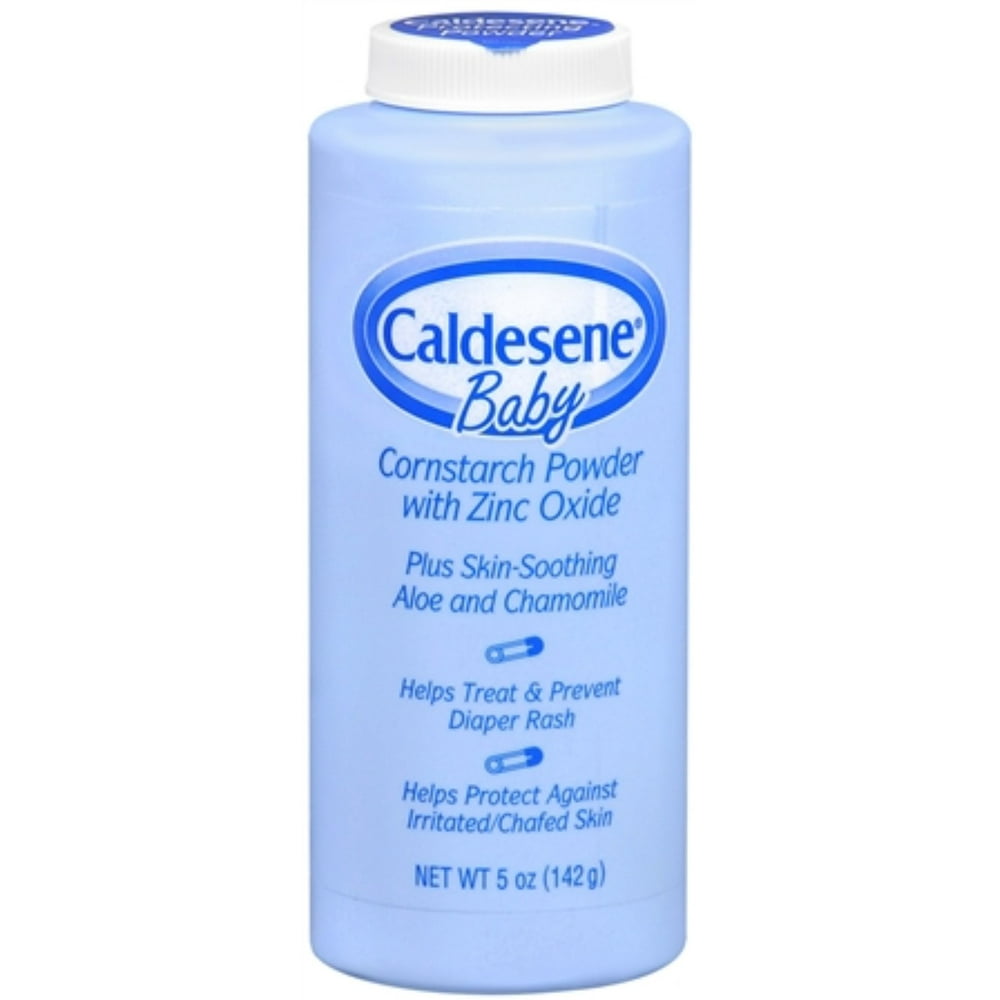 Caldesene Baby Cornstarch Powder With Zinc Oxide 5 oz (Pack of 2