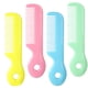 thumbnail image 3 of 4 piezas de seguridad para bebés Combs dientes redondos para niños pequeños peinador para peluquería para peluquería, 3 of 6
