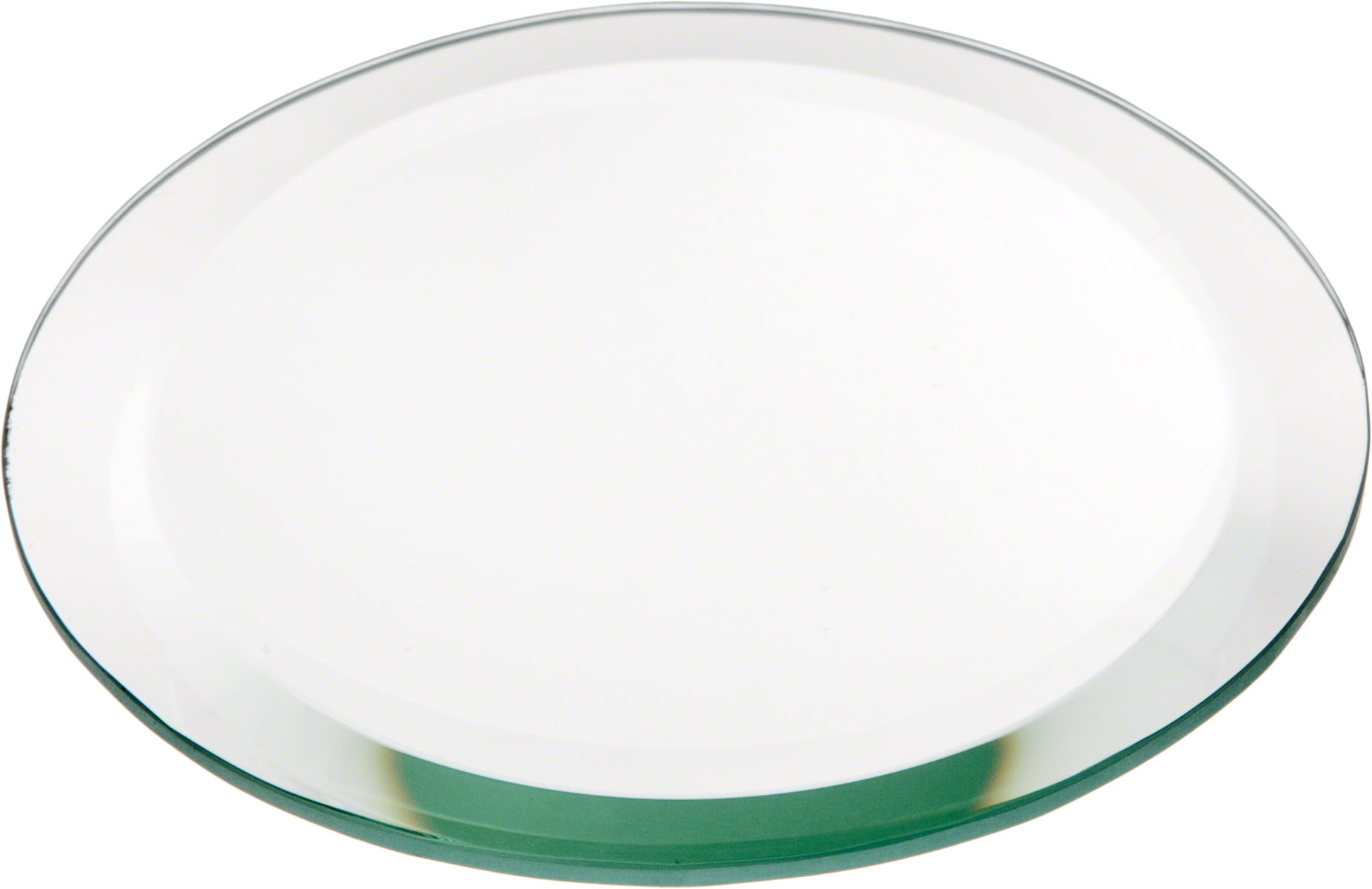 Plymor Round 3mm Beveled Glass Mirror 5 inch x 5 inch Pack of 12 