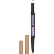 Maybelline Express Brow 2-In-1 Pencil and Powder Eyebrow Makeup, Light Blonde