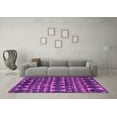 thumbnail image 3 of Ahgly Company Indoor Rectangle Abstract Pink Modern Area Rugs, 2' x 4', 3 of 4