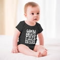 thumbnail image 3 of Big Miracle In A Little Package - Baby Clothes - Funny Newborn Bodysuit Outfits for Boys And Girls Black-style 3months, 3 of 7