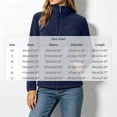 thumbnail image 6 of ClodeEU Women's Stand Collar Full Zip Fleece Jacket, Long Sleeve Lightweight Casual Outerwear with Pockets ,Women's XS-XXL, 6 of 6
