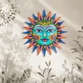 thumbnail image 4 of Metal Sun Wall Decor Large Outdoor Metal Wall Art Colorful Outdoor Sun Wall Art for Patio Home Garden, 4 of 6