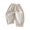 Khaki -BT20, variant on Boys Girls Striped Pants Toddler Baby Striped Linen Harem Pants Soft Comfortable Stretchy Drawstring Elastic Waisted Trousers Gray 90