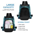 thumbnail image 6 of FORMRS Women's Travel Backpack Purse Anti-Theft Hidden Pockets Casual Shoulder Bag, Magical Forest Glowing Lights, 6 of 7