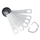 thumbnail image 5 of Juego de cucharas medidoras para condimentos, 6 piezas/juego, cucharas medidoras de café de acero inoxidable, cucharas medidoras, integración perfecta, 5 of 11