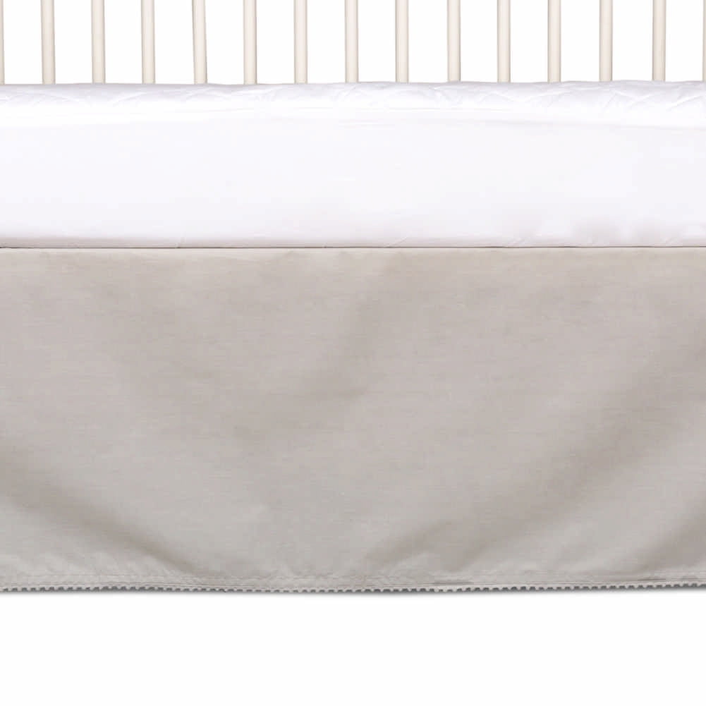 Living Jupe de Lit Textile Gris Pompons Walmart