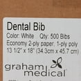 thumbnail image 4 of graham medical Disposable Dental Bib White 500 Ct, 4 of 5
