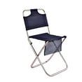thumbnail image 3 of UPGRATOR Black Folding Chair Portable Outdoor Seat for Camping Fishing and Garden Use, 3 of 8