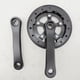thumbnail image 1 of Juego de manivela de bicicleta de aleación de aluminio, protector de cadena de repuesto para juego de bielas de bicicleta para niños 28 dientes 127 mm, 1 of 8