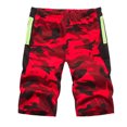 thumbnail image 2 of Abcnature Men's Athletic Shorts, Sports Gym Running Short Pants, Mens Summer Casual Fitness Bodybuilding Camouflage Printed Sports Shorts, Cargo Casual Hiking Shorts Red XXL, 2 of 6