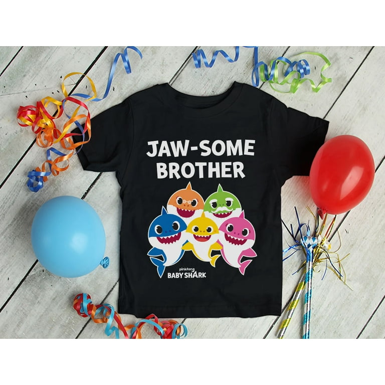 Big Brother Of The Baby Shark Birthday Big Brother Shark T-Shirt Big Brother Of The Baby Shark Birthday Big Brother Shark T-Shirt