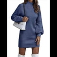 thumbnail image 1 of Suéteres Tipo Cárdigan para Mujer, Abiertos Al Frente, para Otoño e Invierno, de Larga, Holgados, Informales, para Abrigo. Azul XL, 1 of 10