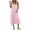 Pink, variant on Horkkom Sleeveless Dress for Women V Neck Solid Color Midi Dresses with Pocket Casual Slip Dress Blue L