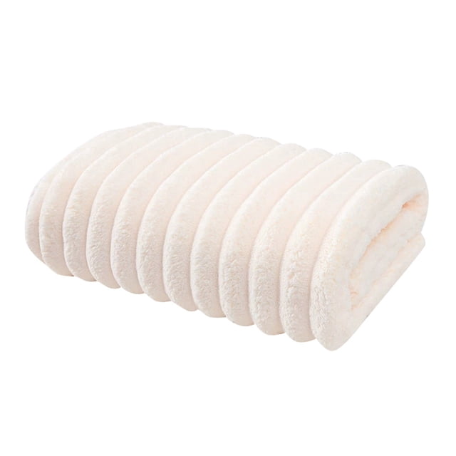 JJKBVCLO Serviette en Velours Corail Rayée Absorbante Épaisse pour Hommes et Femmes