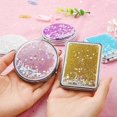 thumbnail image 1 of Creative Quicksand Internet Celebrity Small Mirror, Cute Girly Heart, Foldable Mini Makeup Mirror, Portable Compact Mirror, Small, Double-sided, Round, 1 of 5
