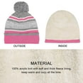 thumbnail image 4 of TAGVO 3 in 1 Warm Beanie Hat Scarf Gloves Set for Kids, Winter Thicken Fleece Thermal Knit Hat Scarf Gloves Set,for Kids children Boys Girls, Aged 3-6, Winter Accessories Sets, 4 of 7