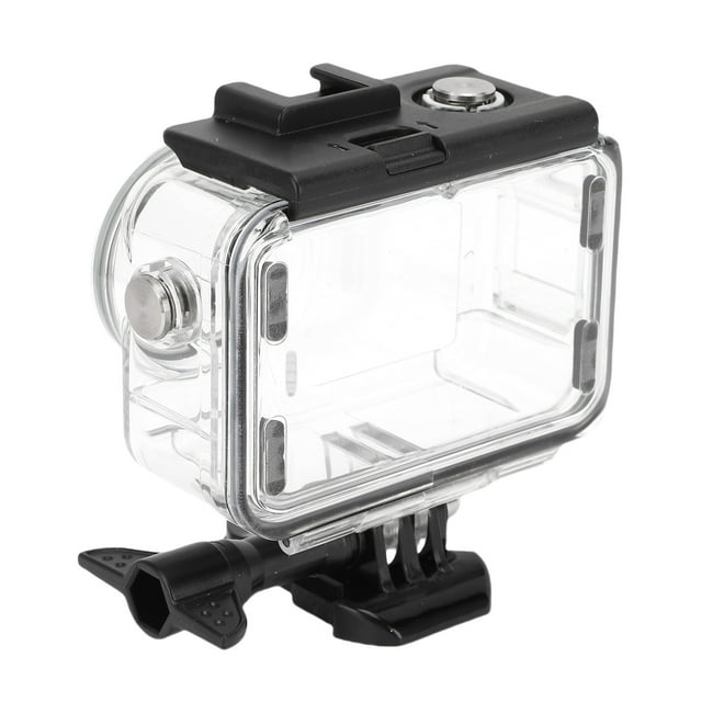 Coque de Protection pour Caméra de Plongée, Étanche Robuste 131 Pieds Facile à Installer Interface Filetée 1/4 Pouce Étui de Caméra d'Action pour Plongée en Apnée