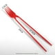 thumbnail image 3 of Ganfancp Juego Portátil de 10 Piezas de Palillos de Plástico Desechables Negros y Rojos Tenedor 2 En 1 Vajilla Multifuncional Rebajas Flash Deals Cuchara Tenedor 2 En 1*50, 3 of 7