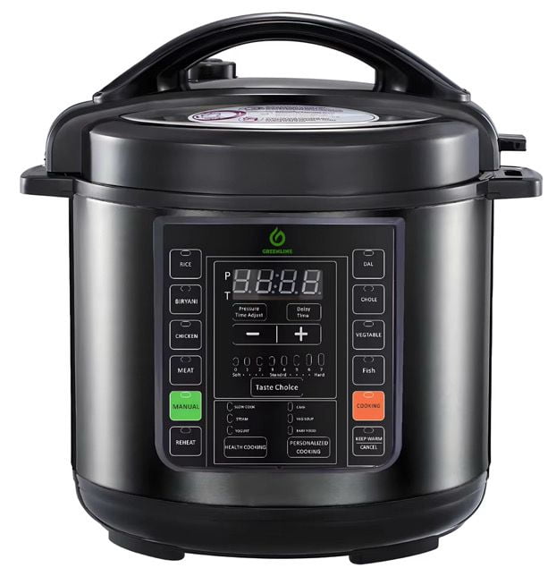 GreenLine Pot 6Qt 10-in-1 Pressure Cooker and Multi-Cooker - Multipurpose Electric Pressure Cooker