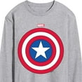 thumbnail image 3 of Marvel Captain America - Logo Shield - Men's Long Sleeve Graphic Tee, 3 of 5
