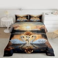 thumbnail image 2 of Castle Fairy Animal Swan Queen Comforter Set,Romantic Floral Rose Bedding Comforter Set, 2 of 8