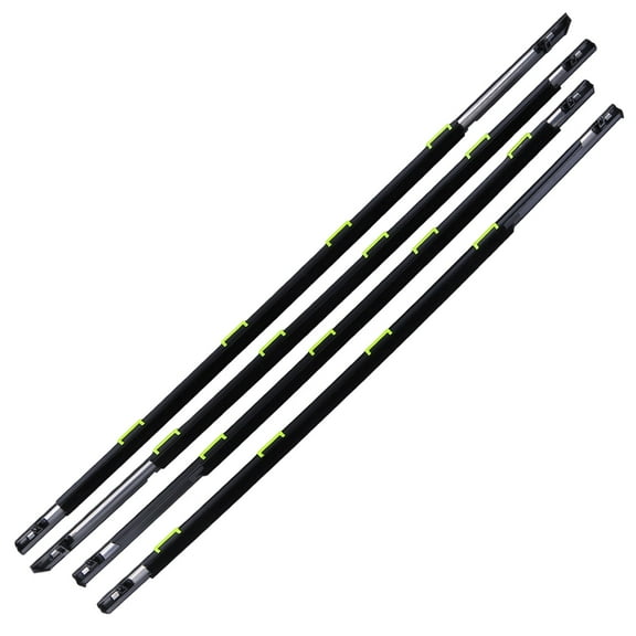 4 Pcs Outer Door Belt Weatherstrip Window Seal Set for Honda Civic Sedan 1996-2000, Replaces 72410-S04-003 72450-S04-003 72910-S04-003 72950-S04-003