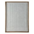 thumbnail image 6 of Home Decor Wall Art for House and Living Room - Paper Mache Wall Art with Wooden Frame Perfect Wall Decor for Dining Room - Canvas Hanging Wall Art for Home and Office Decor - 48" Ivory & Brown, 6 of 13