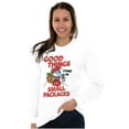 thumbnail image 4 of Santa Papa Smurf Christmas Presents Long Sleeve TShirt Men Women Brisco Brands M, 4 of 6