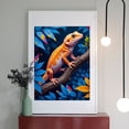 thumbnail image 2 of Diamond Art Kits for Adults - 5d Orange Lizard On Blue Leaves Diamond Painting for Adults, Diamond Art for Adults Beginners, Diamond Painting Kits for Adults for Home Wall Decor, 2 of 7