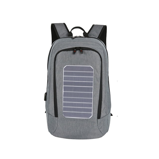 Sonducket con puerto de carga USB 5V solar Escalada escolar al aire libre deportiva de negocios impermeable carpas Gris claro