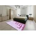 thumbnail image 4 of Ahgly Company Indoor Rectangle Patterned Orchid Purple Area Rugs, 5' x 7', 4 of 6