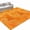 Yellow Orange Khaki, variant on Large Area Rugs 8'x10', Botanical Orange Carpet Runner Indoor Outdoor Rugs Home Decor Aesthetic, Tropical Palm Leaf Modernism Non Slip Mats Washable Accent Rug for Living Room Bedroom