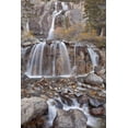 thumbnail image 2 of Paulson, Don 11x14 White Modern Wood Framed Museum Art Print Titled - Canada, Alberta, Jasper NP Tangle Falls, 2 of 4