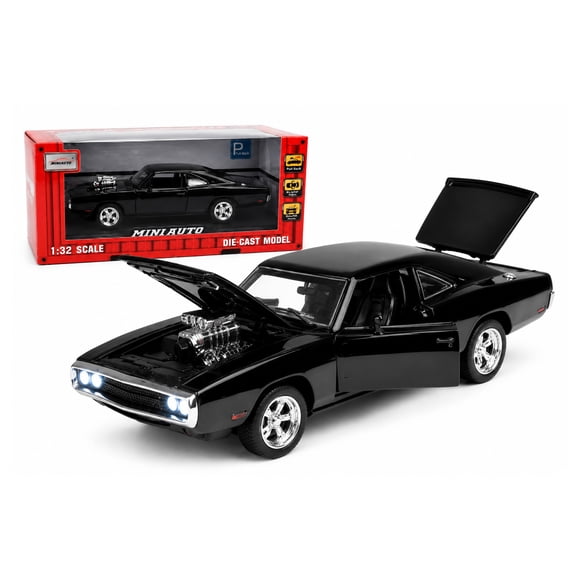 Diecast Model Car, Funtogether Toys 1970 Dodge Charger Diecast Model Car 1:24 Scale Fast and Furious