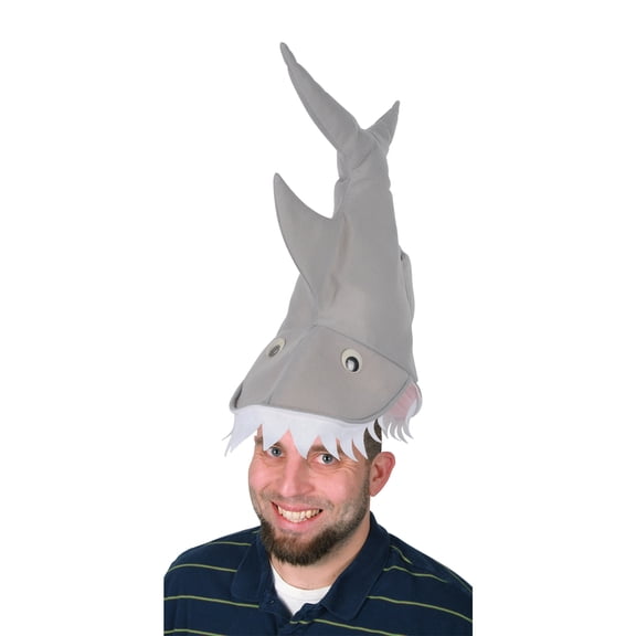 Plush Shark Hat, (1/Pkg)