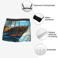 thumbnail image 3 of Naloa Floral Ship On Ocean Mens Underwear - Boxers for Men, Mens Boxer Briefs, Classic Briefs for Men-Small, 3 of 5