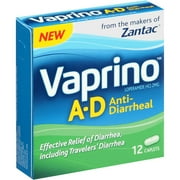 Vaprino A-D Anti-Diarrheal Tablets, 12 count