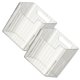 thumbnail image 3 of 2pcs cajas de almacenamiento de puertas laterales del refrigerador organizadores de refrigerador transparente para refrigerador, 3 of 6