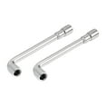 thumbnail image 1 of Unique Bargains 2pcs 8mm Metric L Shaped Angled Open Hex 6 point Socket Wrench, 1 of 4